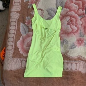 Neon greed dress